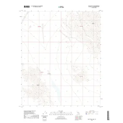 2018 Map of East of Dale Lake, 2018 Print