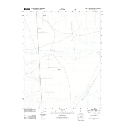2012 Map of East of Davis Mountain, 2012 Print
