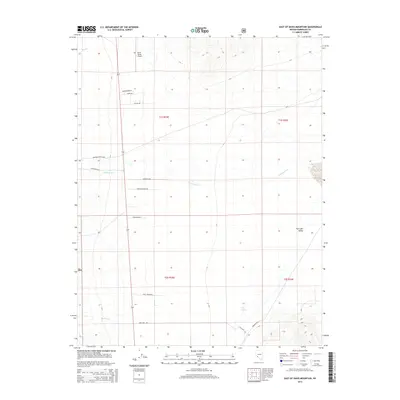 2014 Map of East of Davis Mountain, 2014 Print
