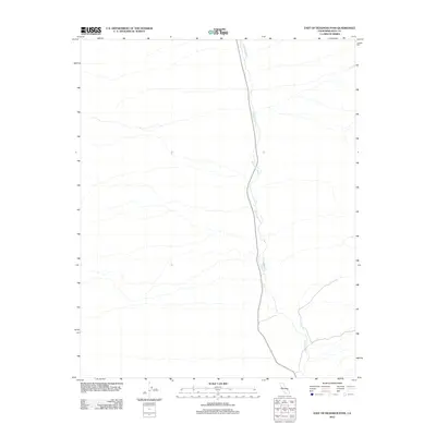 2012 Map of East of Deadman Pass, 2012 Print