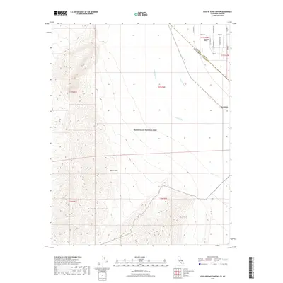 2018 Map of East of Echo Canyon, 2018 Print