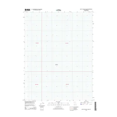 2014 Map of East of Gold Hill Wash, 2014 Print