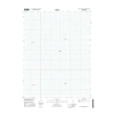 2017 Map of East of Gold Hill Wash, 2017 Print
