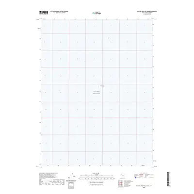 2023 Map of East of Gold Hill Wash, 2023 Print