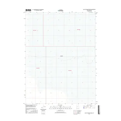 2017 Map of East of Goshute Wash, 2017 Print