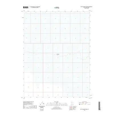 2020 Map of East of Goshute Wash, 2020 Print