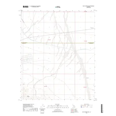 2018 Map of East of Granite Pass, 2018 Print