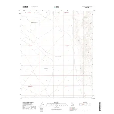 2018 Map of East of Grotto Hills, 2018 Print