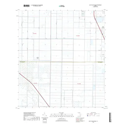 2018 Map of East of Gum Slough, 2018 Print