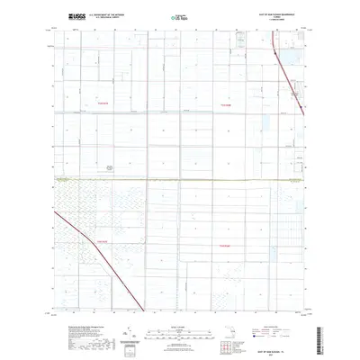 2021 Map of East of Gum Slough, 2021 Print