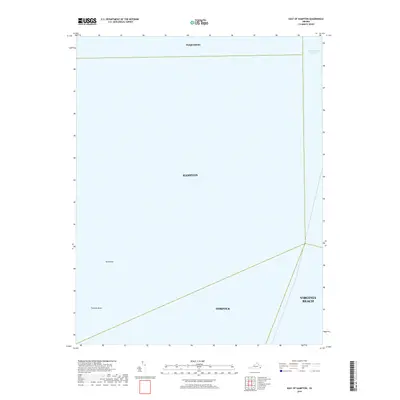 2019 Map of East of Hampton, 2019 Print
