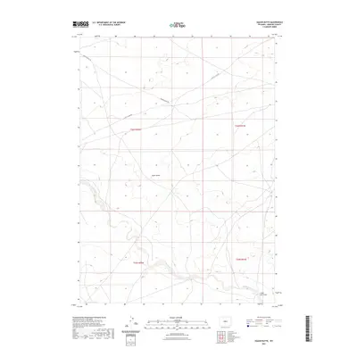 2021 Map of East of Haybarn Hill, 2021 Print