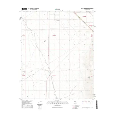 2015 Map of East of Homer Mountain, 2015 Print