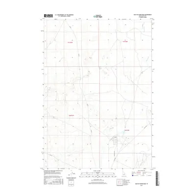 2017 Map of East of Howe Peak, 2017 Print