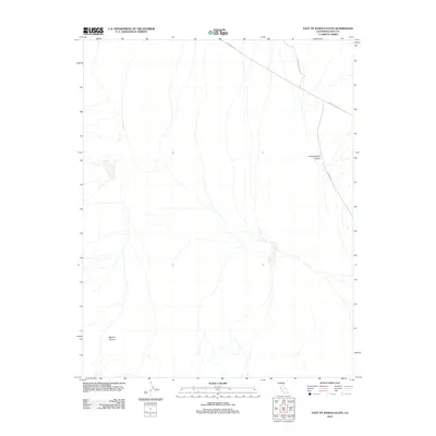 2012 Map of East of Joshua Flats, 2012 Print