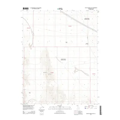 2015 Map of East of Joshua Flats, 2015 Print