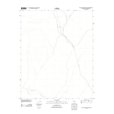 2012 Map of East of Kingston Peak, 2012 Print