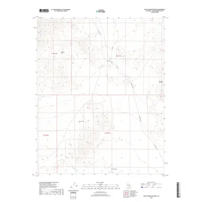 2018 Map of East of Kingston Peak, 2018 Print