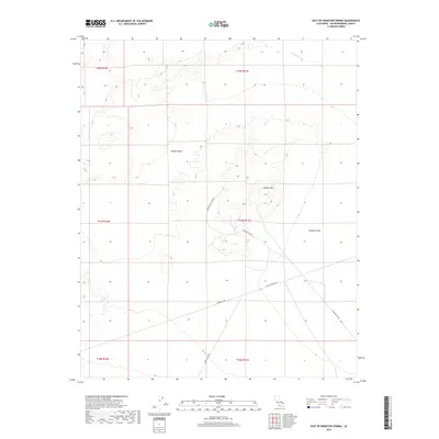 2018 Map of East of Kingston Spring, 2018 Print