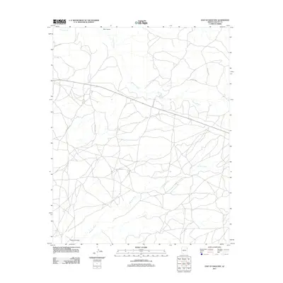 2011 Map of East of Kinlichee, 2011 Print