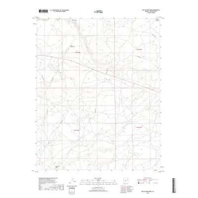 2018 Map of East of Kinlichee, 2018 Print
