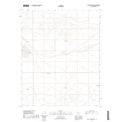 2018 Map of East of Langford Well, 2018 Print