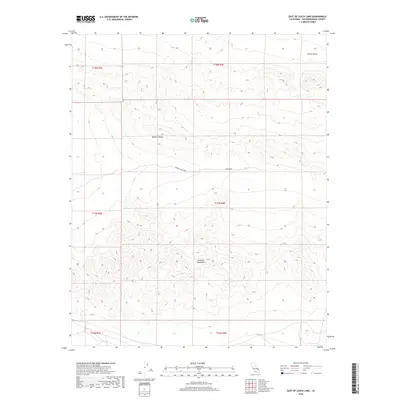 2018 Map of East of Leach Lake, 2018 Print
