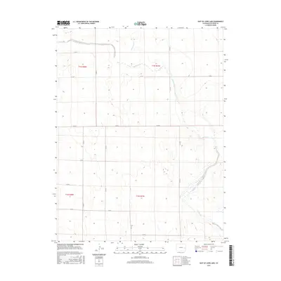 2016 Map of East of Lewis Lake, 2016 Print