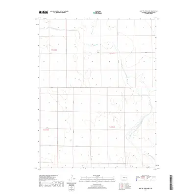 2019 Map of East of Lewis Lake, 2019 Print