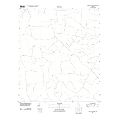 2011 Map of East of Ludowici, 2011 Print