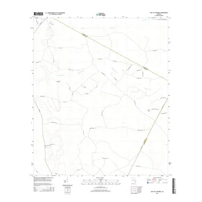 2014 Map of East of Ludowici, 2014 Print