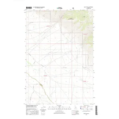 2017 Map of East of May, 2017 Print