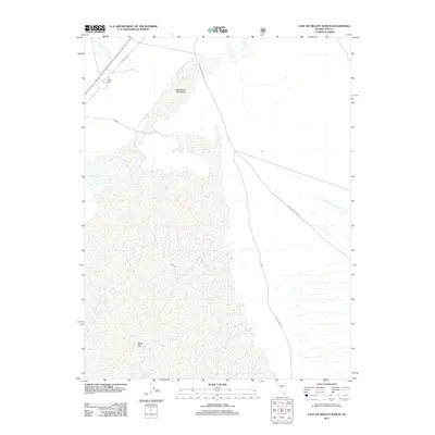 2011 Map of East of Millett Ranch, 2011 Print
