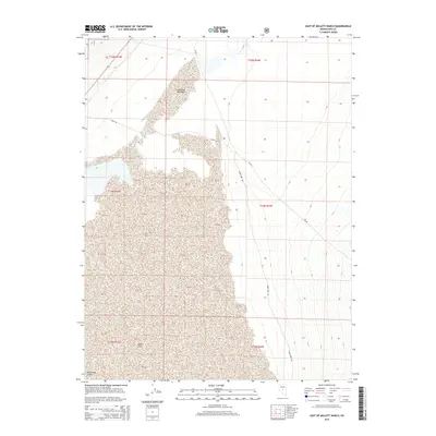 2015 Map of East of Millett Ranch, 2015 Print