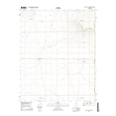 2014 Map of East of Old Leupp, 2014 Print