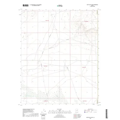 2018 Map of East of Old Leupp, 2018 Print