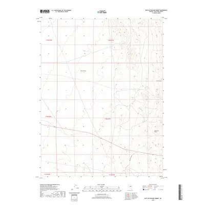 2018 Map of East of Pancake Summit, 2018 Print