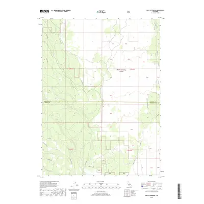 2018 Map of East of Pondosa, 2018 Print