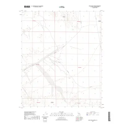 2018 Map of East of Red Canyon, 2018 Print