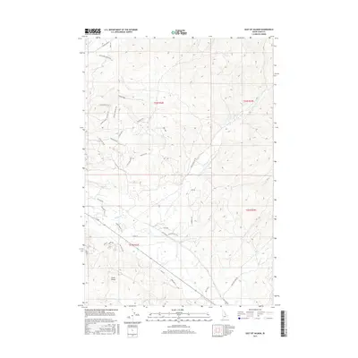 2017 Map of East of Salmon, 2017 Print