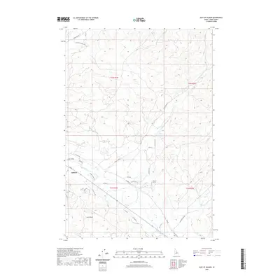 2020 Map of East of Salmon, 2020 Print