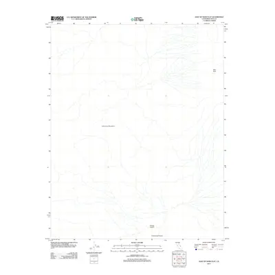 2012 Map of East of Sand Flat, 2012 Print