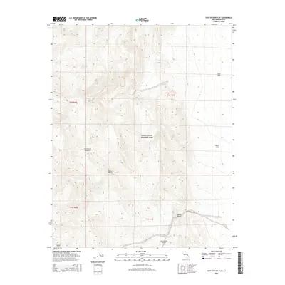2015 Map of East of Sand Flat, 2015 Print