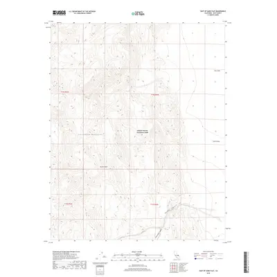 2018 Map of East of Sand Flat, 2018 Print