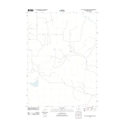 2012 Map of East of Scotchman Lake, 2012 Print