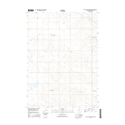 2015 Map of East of Scotchman Lake, 2015 Print