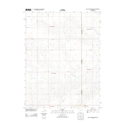 2013 Map of East of Sevenmile Ranch, 2013 Print