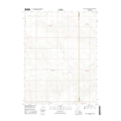 2016 Map of East of Sevenmile Ranch, 2016 Print