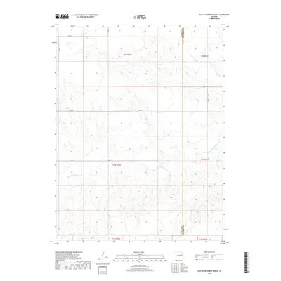 2019 Map of East of Sevenmile Ranch, 2019 Print