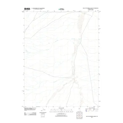 2012 Map of East of Snowball Ranch, 2012 Print